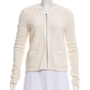 Joie textured zippered jacket XS